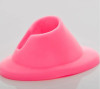 Fashion Hot Nail Art Equipment High Quality Pink Rubber Nail Art Manicure Polish Slanted Holder Stand Seat Tool