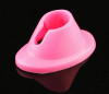 Fashion Hot Nail Art Equipment High Quality Pink Rubber Nail Art Manicure Polish Slanted Holder Stand Seat Tool