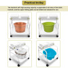 Beauty Salon Nail Center Foot Bath Spa Portable Trolley Cart For Feet Rest Or Pedicure Elitzia ETST24
