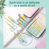 New Gradient colors 7-18pcs Manicure Set Pedicure Sets Nail Clippers High-quality Steel Professional Nail Cutters Tools