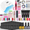 Manicure Set Poly Nail Gel Kit Professional Nail Set With Nail Lamp Acrylic Extension Gel Nail Polish All For Nail Gel Tools Kit