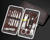 20sets/lot 12 in 1 Stainless Steel Pedicure Manicure Set Nail Clipper Scissors Nail Care Nipper Cutter Cuticle Grooming Kit