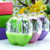 9pcs Apple Makeup Manicure Set Kit Nail Scissors Nail File Cuticle Pushers Eyebrow Scissors Ear Pick Nail Tools