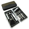 20sets/lot Nail Clipper Kit 12pcs Nail Care Set Pedicure Scissor Tweezers Knife Ear pick Tools Set With Luxury gold print box