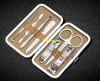 240sets/lot Newest 7pcs/set Nail Clipper Kit Pedicure Scissor Tweezer Knife pick Utility Manicure Tools Smile Nail cutter