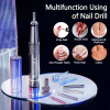 40000RPM Rechargeable Electric Nail Drill Machine Brushless Motor With Memory Function For Nail Art Equipment Manicure Pedicure