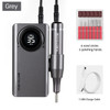 40000RPM Rechargeable Electric Nail Drill Machine Brushless Motor With Memory Function For Nail Art Equipment Manicure Pedicure