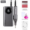 40000RPM Rechargeable Electric Nail Drill Machine Brushless Motor With Memory Function For Nail Art Equipment Manicure Pedicure