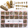 Glass Diamond Nail Art Rhinestones Mixed Charms Nail Parts Jewelry Gems Nail Art Crystal Decorations Accessories Manicure Stone