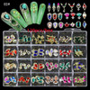 Glass Diamond Nail Art Rhinestones Mixed Charms Nail Parts Jewelry Gems Nail Art Crystal Decorations Accessories Manicure Stone