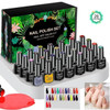 Nail Polish Set Color Nail Gel Polish Kit Semi Permanent Soak Off Gel UV LED Varnishes Base Top Coat DIY Nail Art Gel Polish Kit Nail Polish Set Color Nail Gel Polish Kit Semi Permanent Soak Off Gel UV LED Varnishes Base Top Coat DIY Nail Art Gel Polish Kit