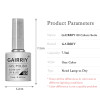 Gel Nail Polish Semi-Permanent Varnish Hybrid Nail Art Salon 80 Colors Glitter 7.5ml Soak Off UV LED Nail Polish Free Shipping