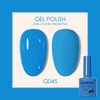 Gel Nail Polish Semi-Permanent Varnish Hybrid Nail Art Salon 80 Colors Glitter 7.5ml Soak Off UV LED Nail Polish Free Shipping
