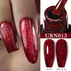 UR SUGAR 7.5ML Glitter Black Red Gel Nail Polish Semi Permanent Soak Off UV LED Gel Varnish Nail Art Manicure Base Gel Top Coat