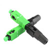 50pcs SC/APC SC/UPC Single-Mode Optical SC APC/UPC Quick Connector FTTH Fiber Optic Fast Connector SM Field Assembly