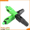 50pcs 100pcs SC APC Fast Connector Embedded Connector FTTH Tool Cold Fiber Fast Connector SC Fiber Optic Connector