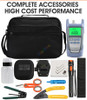 Fiber Optic FTTH Tool Kit with AUA-6C Fiber Cleaver Optical Power Meter 10MW Visual Fault Locator Wire stripper suit sale