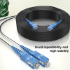 SC UPC to SC UPC Fiber Optic Drop Cable Single Mode Simplex 2.0mm Outdoor Fiber Optic Patch Cord Optical Patch Cable
