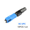 10/20pcs Lot Quick Field Assembly FTTH Embedded Fiber Optic Fast Connector SC APC SM Fiber Optic SC UPC Cold Connector