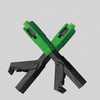 100PCS FTTH SC APC optical fiber cladding line SC APC quick connector FTTH optical fiber quick connector SC connector