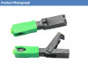 100PCS FTTH SC APC optical fiber cladding line SC APC quick connector FTTH optical fiber quick connector SC connector