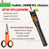 Hot Fiber Optic FTTH Tool Kit with SKL-6C Fiber Cleaver Optical Power Meter 10MW Visual Fault Locator Wire stripper suit sale