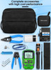 FTTH Fiber Optic Tool Kit with -70~+10dBm Optical Power Meter 10MW Visual Fault Locator Equipment VFL OPM