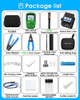 FTTH Fiber Optic Tool Kit with -70~+10dBm Optical Power Meter 10MW Visual Fault Locator Equipment VFL OPM