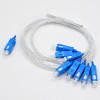 10pcs Spliter 1x8 Optical Equipment 0.9mm 1310/1550nm SM SC/UPC Differential PLC Micro Optical Fiber Connector Wholesale