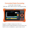 2023 NEW OTDR 26/24dB Active Live Fiber Optic Reflectometer Touch Screen VFL OLS OPM Event Map Ethernet Cable Tester Equipment