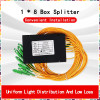 Free Shipping SC APC 1X4 1x8 1X16 ABS PLC Fiber Optic Splice Box Fiber Optical Splitter Fiber Optic Equipment Fiber Optic Cable