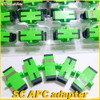 SC APC Adapter Connector Simplex SM Single Mode Plastic Fiber Optic Adapter Free Shipping Adapter Fibra Optical FTTH