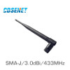 2Pcs 433MHz uhf Wifi Antenna Omni High Gain TX433-JKS-20 210mm 3.0dBi SMA Male 433M Omni Directional Antennas for Communications