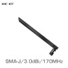 5Pcs/Lot Flexible 170MHz Vhf Whip Antenna 3.0dBi Rubber Antennas for Communication Wifi Antenna XHCIOT TX170-JKD-20