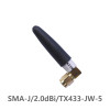 4PCS Uhf Wifi Antenna 433MHz 2.0dBi Omnidirectional Antennas for Communication Cojxu Routers LoRa Module TX433-JW-5