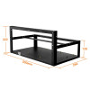 Steel Coin Open Air Miner Mining Frame Rig Case Up To 6 GPU 8 GPU Ethereum Bitcoin Mining Rig Aluminum Stackable Mining Frame