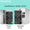 2024 IceRiver KS2 2TH Brand New Asic Mining Machine Kaspa KAS Miner 2000Gh 1200w With Psu High Profitable