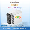 New Bitmain Antminer S19 90T SHA256 BTC bitcoin blockchain miner