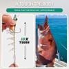 TRUSCEND 3PCS Pre-Rigged Shrimp Soft Plastic Lures Fishing Lures for Freshwater or Saltwater For Bass Fishing Jigs Trout Tackle