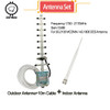 ZQTMAX yagi antenna for cell phone Amplifier 3g repeater 2100 ,2g 4g mobile signal booster 1800mhz , big power 13db + 10m cable