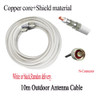 ZQTMAX yagi antenna for cell phone Amplifier 3g repeater 2100 ,2g 4g mobile signal booster 1800mhz , big power 13db + 10m cable