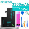 BEIKESOI High Capacity Battery For iPhone 5S X XR XS Max Original Replacement Bateria Rechargeable Lithium with Free Tool