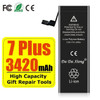 High Capacity Battery For iPhone 4 4S 5 5S 5C SE 2020 6 6S 7 8 SE2 Plus X XR XS 11 Pro Max Mobile Phone Pack New 0 Cycle Seal