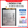 Original Replacement Battery For NOKIA 2 3 4 5 6 7 8 9 G10 G20 Plus Dual Rechargeable Mobile phone Batteria+Free Gift+Track Code