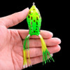4pcs/Box Soft Frog Shape Fishing Lures Double Hooks 8g 13g Top Water Ray Frog Artificial Minnow Crank Soft Bait Fishing Tackle