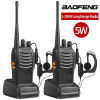 BF888s 16 Channels Portable Two Way Radio Dual Band 1/2PCS Baofeng BF-888S Walkie Talkie UHF 400-470MHz