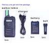 2023 Rechargeable Long Range Two-Way Radios Walkie Talkies 2pcs Included with Earpiece Li-ion Battery and Charger Pация
