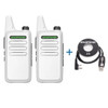 2PCS Mini Walkie Talkie Baofeng BF-T20 PortableTwo Way Radio Charging USB VOX For BF-C9 BF-888S KD-C1 for Station Hotel Hunting