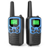 Long Range Walkie Talkies for Adults Two-Way Radios with 22 Channels FRS VOX Scan LCD Display with LED Flashlight for Field