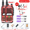 2Pack 10W Tri-Power Baofeng UV-68 PRO MAX V2 IP68 Waterproof Walkie Talkie High Power 711 antenna Radio 2-Way Radio Long Range